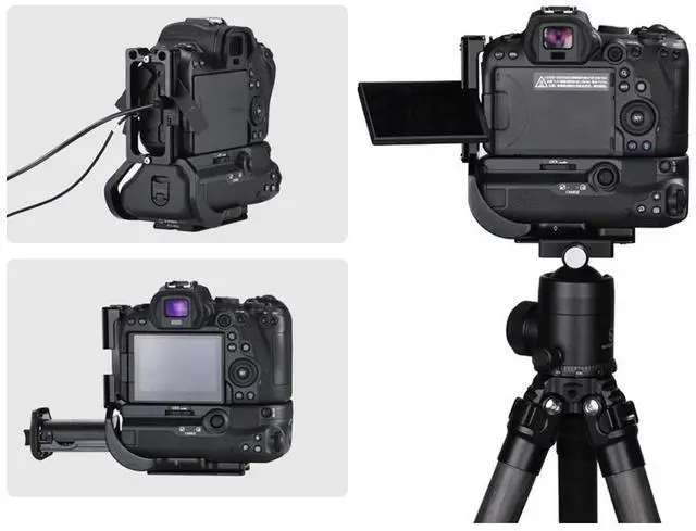 Alt view image 3 of 4 - SunwayFoto PCL-R5G Dedicated L-Bracket for Canon EOS R5/R6 with Battery Grip BG-R10