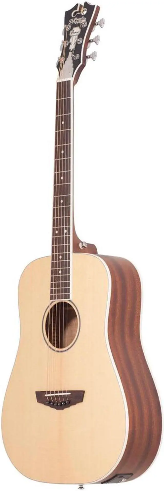 Alt view image 5 of 5 - D'Angelico Guitars D""Angelico Premier Niagra Acoustic-Electric Guitar - Natural Spruce