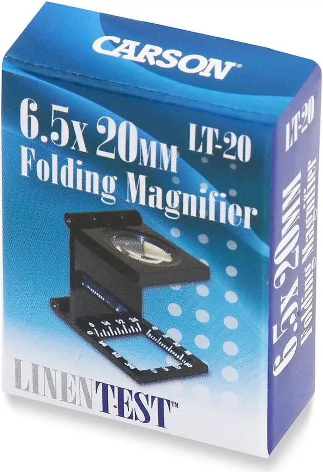 Alt view image 5 of 6 - Carson LinenTest 7x Magnifier LT-20 - 7x power 20mm lens LT-20