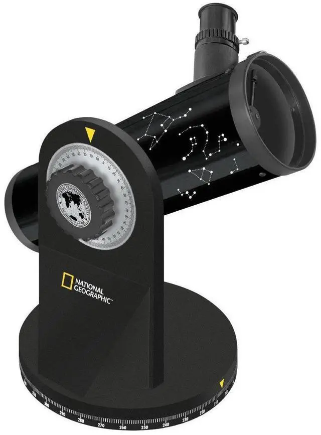 Alt view image 2 of 7 - ExploreOne National Geographic 18x-117x 76mm Mirror Diameter Reflector Telescope