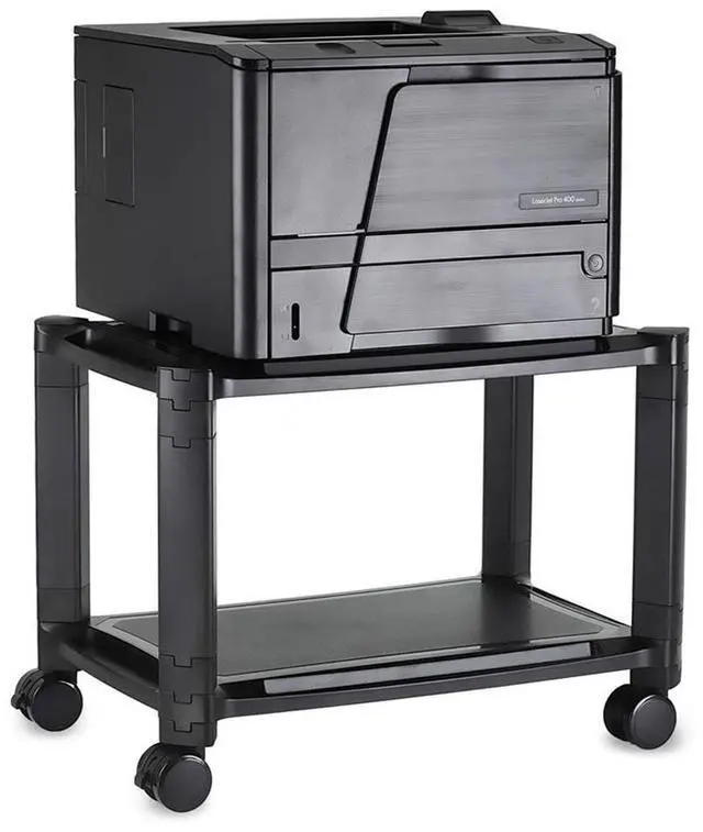 Alt view image 8 of 11 - Mount-It! Mobile Printer Stand with Wheels, 44 Lbs. Capacity