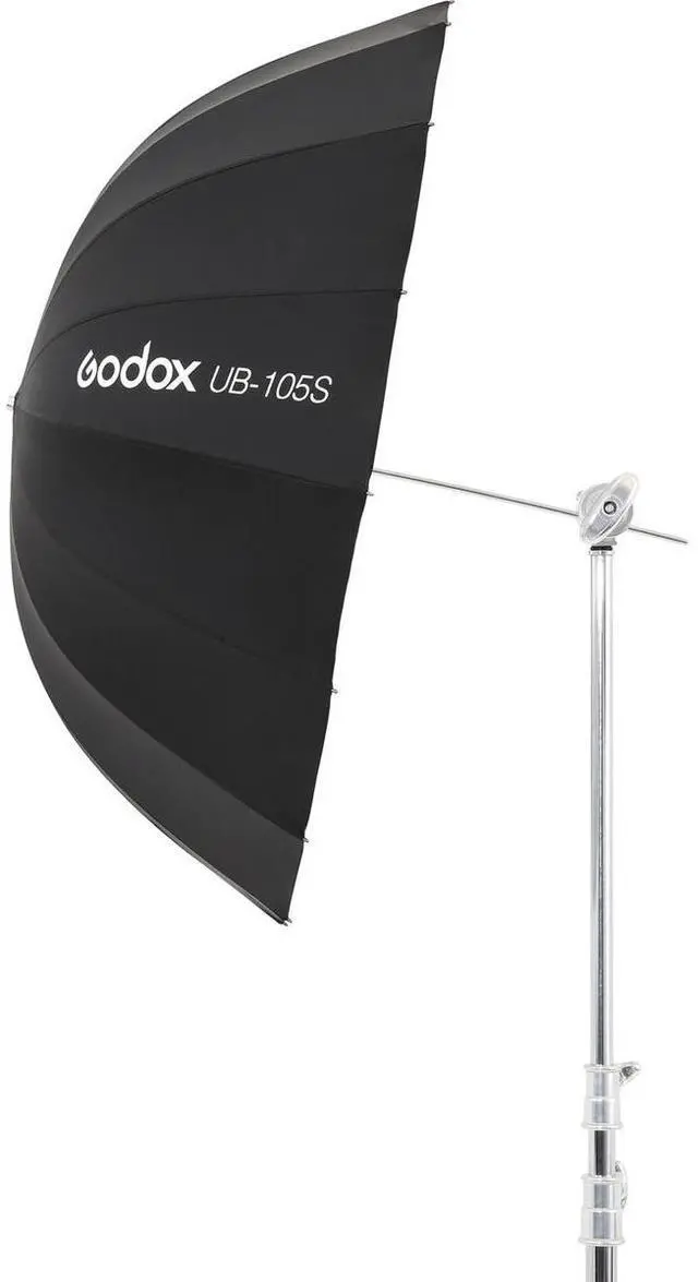 Alt view image 3 of 3 - Godox 41.3"/105cm Parabolic Umbrella - Silver