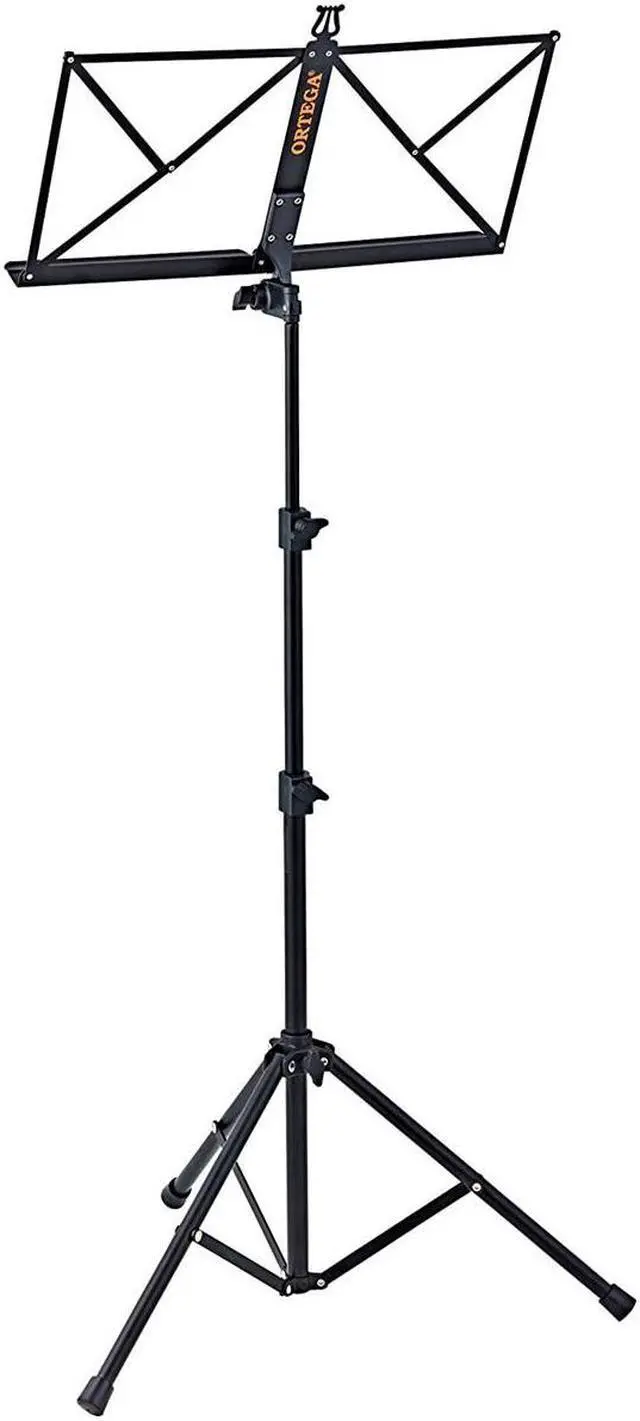 Alt view image 2 of 3 - Ortega Guitars Portable Music Stand, 22 to 50" Height, Black #OMS-1BK