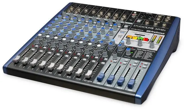 Alt view image 6 of 9 - PreSonus StudioLive AR12c 12-Channel USB-C Compatible Hybrid Audio Interface