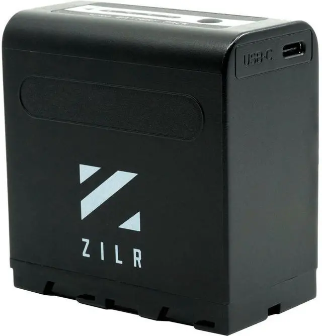 Alt view image 2 of 7 - zilr np-f970 10050mah battery with usb type-c pd