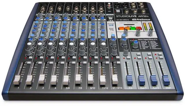 Alt view image 4 of 9 - PreSonus StudioLive AR12c 12-Channel USB-C Compatible Hybrid Audio Interface