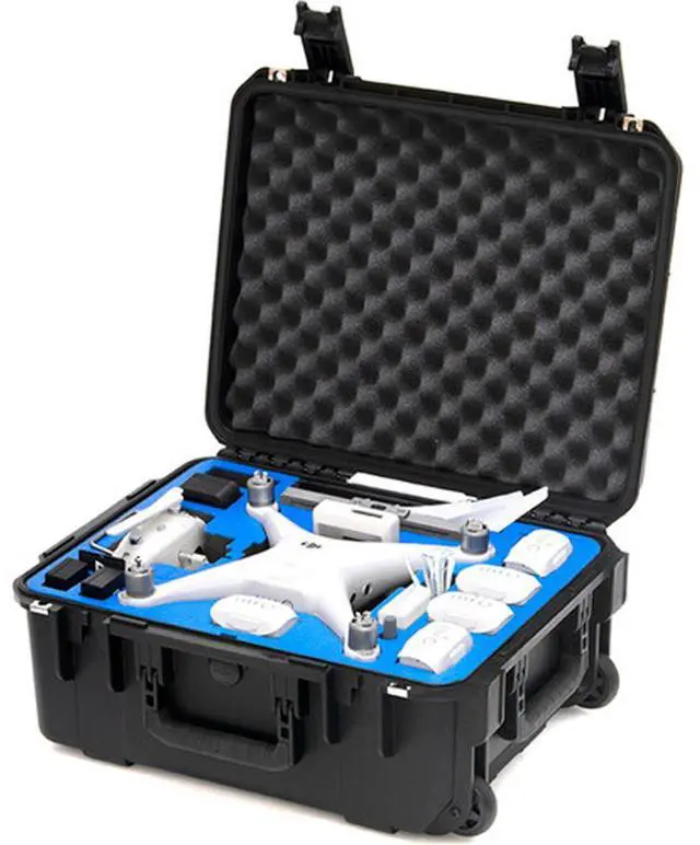 Alt view image 4 of 4 - Go Professional Cases V2 Compact Wheeled Hard Case for DJI Phantom 4 and Accessories