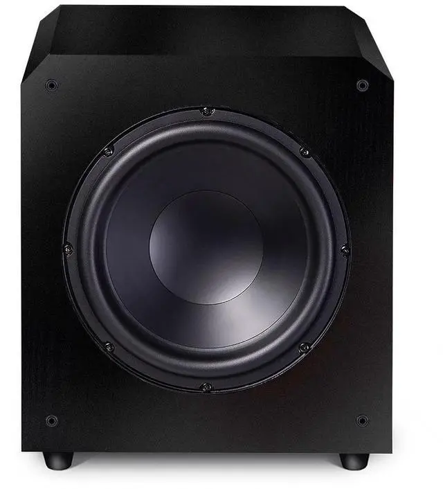 Alt view image 5 of 7 - KLH Stratton 12" 500W Powered Subwoofer, Carbon Black