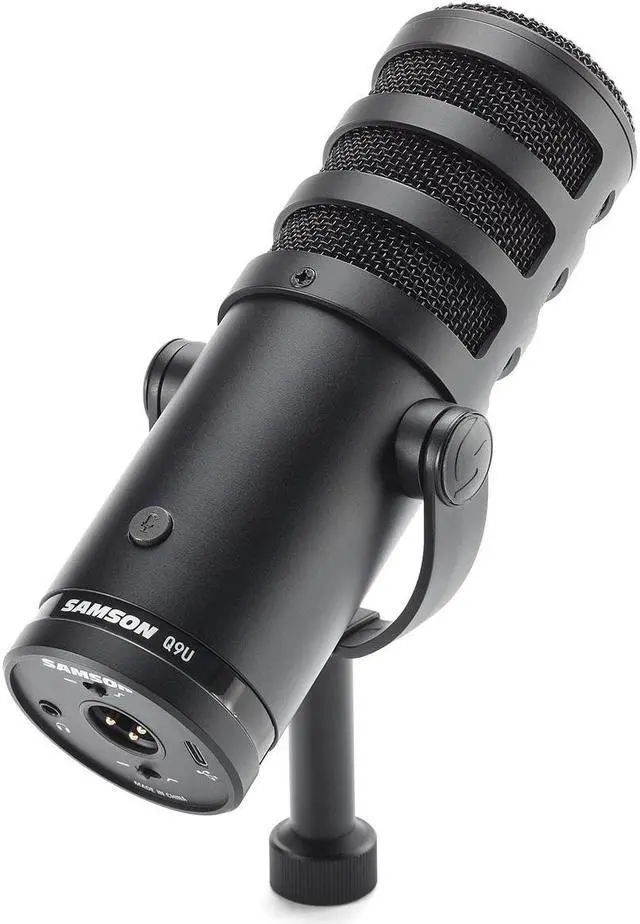Alt view image 11 of 16 - Samson Q9U XLR/USB Dynamic Broadcast Microphone