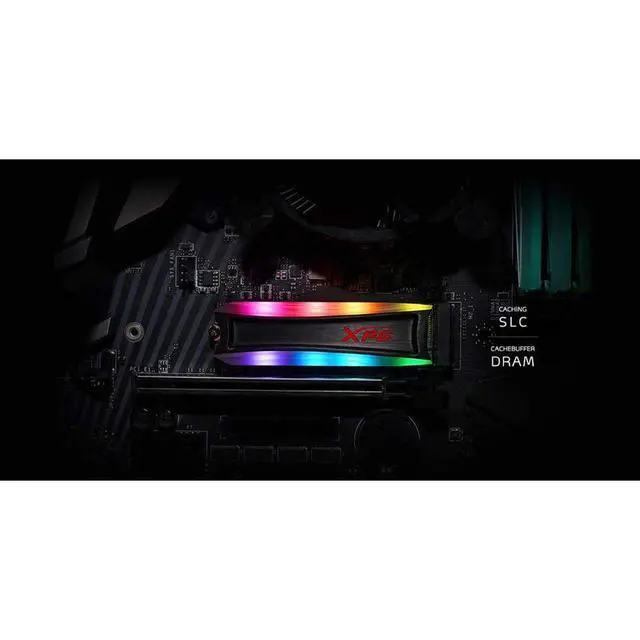 Alt view image 17 of 20 - XPG SPECTRIX RGB Gaming SSD S40G Series: 4TB Internal PCIe Gen3x4 M.2 2280 NVME