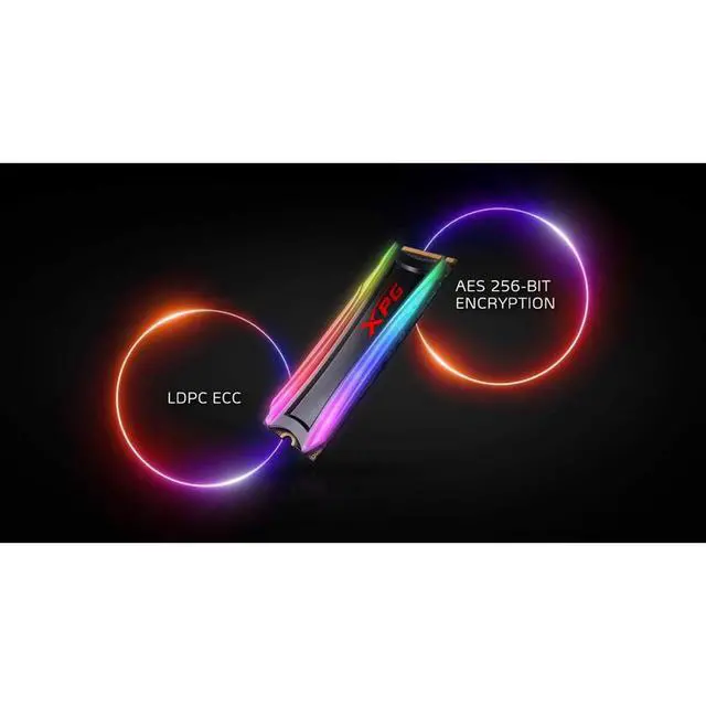 Alt view image 18 of 20 - XPG SPECTRIX RGB Gaming SSD S40G Series: 4TB Internal PCIe Gen3x4 M.2 2280 NVME