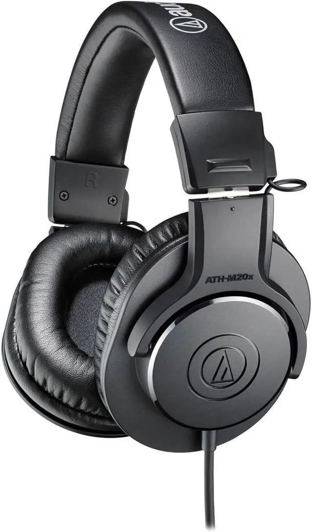 Alt view image 2 of 5 - Audio-Technica 5 Pack ATH-M20x Pro Monitor Headphones, 96dB, 15-20kHz, Black