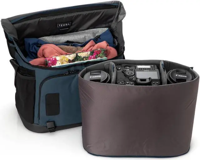 Alt view image 12 of 14 - Tenba DNA 16 PRO Messenger Bag 638-577 (BLUE)