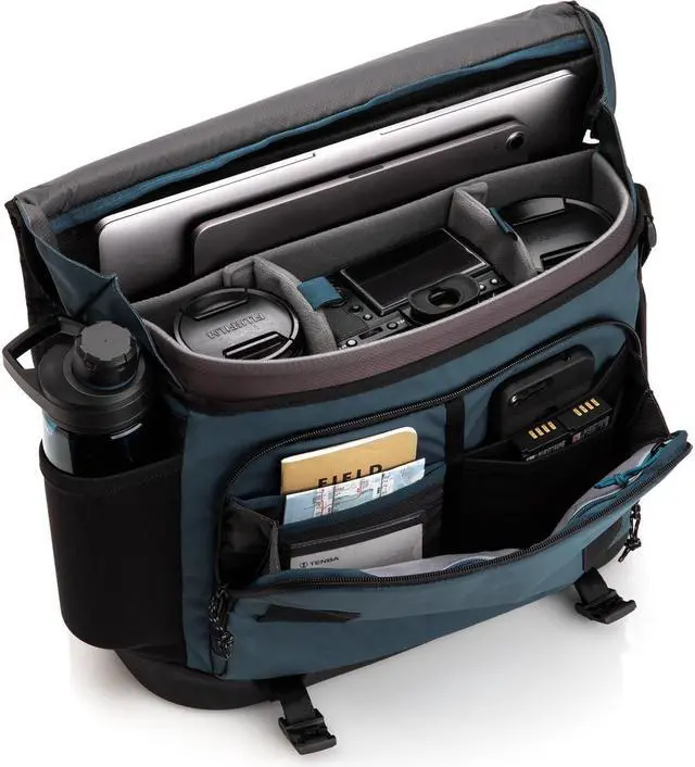 Alt view image 7 of 11 - Tenba DNA 16 Slim Messenger Bag 638-575 (BLUE)