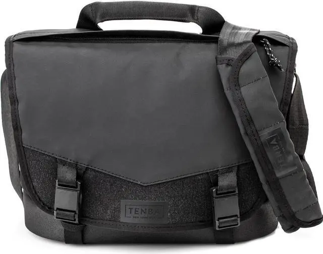 Alt view image 9 of 16 - Tenba DNA 9 Slim Messenger Bag, Black #638-570