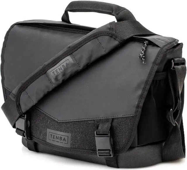 Alt view image 10 of 16 - Tenba DNA 9 Slim Messenger Bag, Black #638-570