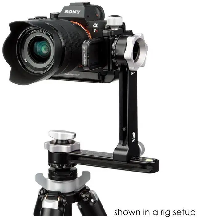Alt view image 2 of 2 - Really Right Stuff PG-01 Compact Pano-Gimbal Head with Screw-Knob Clamp and Integral Leveling Base
