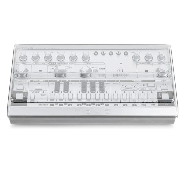 Alt view image 2 of 5 - Decksaver Cover for Behringer TD-3 RD-6 Groovebox, Smoked/Clear