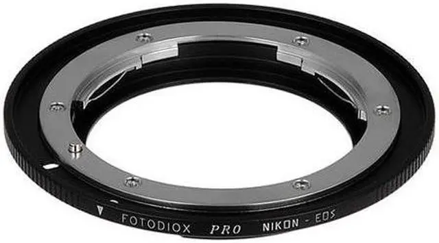 Alt view image 2 of 4 - Fotodiox PRO Lens Adapter Compatible with Nikon F-Mount Lenses on Canon EOS EF/EF-S Cameras
