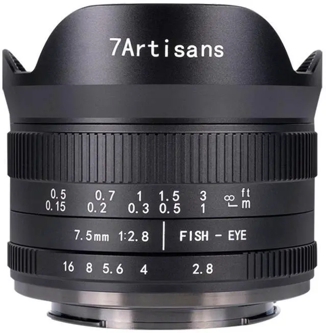 Main image of 7artisans 7.5mm f/2.8 Mark II Fisheye Lens for Nikon Z Mount #A305B-II