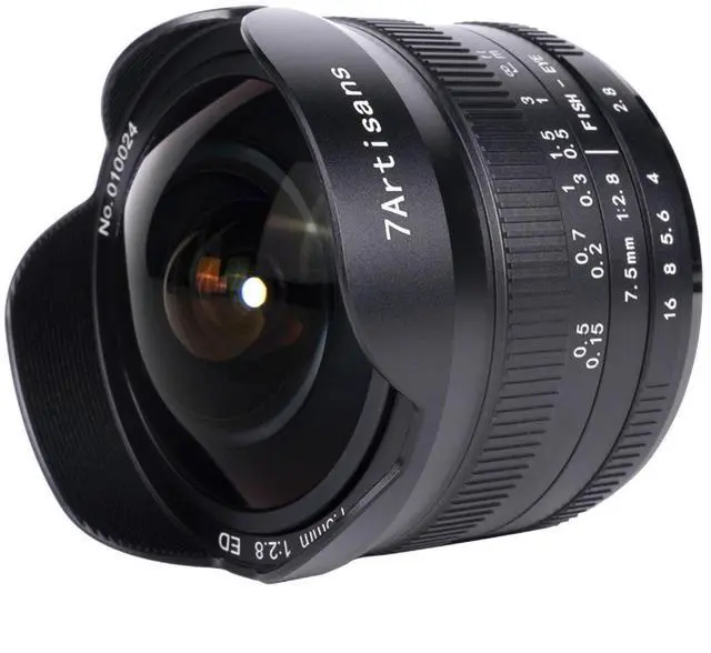 Alt view image 2 of 7 - 7artisans 7.5mm f/2.8 Mark II Fisheye Lens for Nikon Z Mount #A305B-II