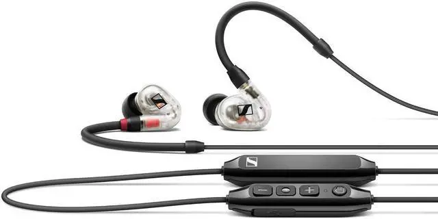Alt view image 5 of 10 - Sennheiser IE 100 PRO Wireless In-Ear Headphones (Clear)