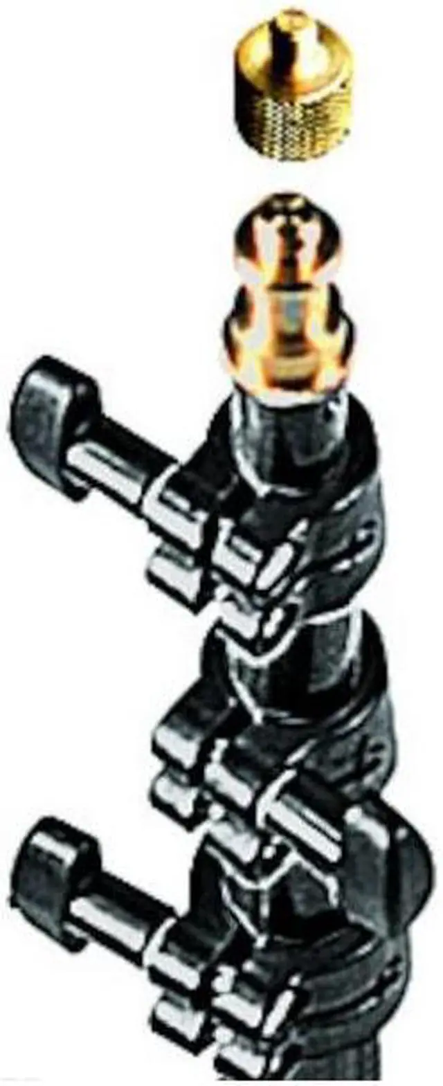 Alt view image 3 of 6 - Manfrotto Manfrotto 156BLB 4-Feet Aluminum Mini Kit Stand with 015 Top (Black)