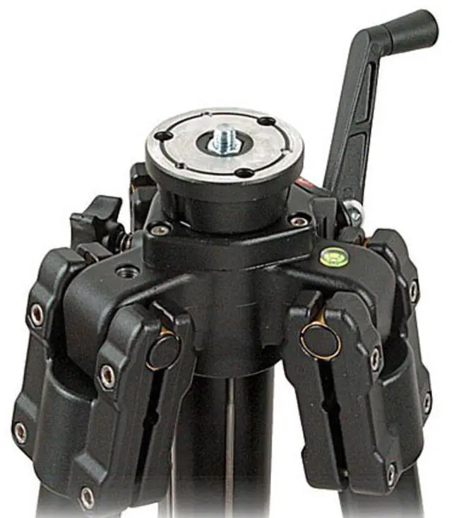 Alt view image 8 of 8 - Manfrotto Bogen Black Aluminium Super Pro Tripod W/geared Column(8.76' Tall) 161