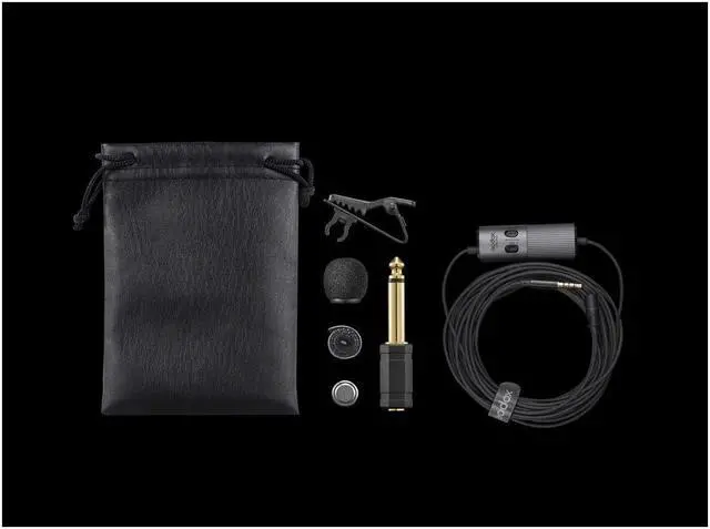 Alt view image 2 of 7 - Godox LMS-60G Omnidirectional Lavalier Microphone with Adjustable Gain