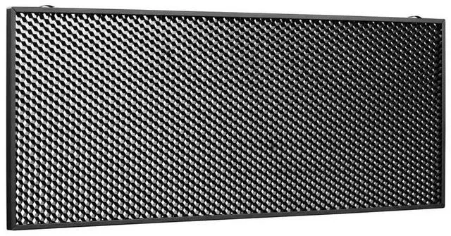 Alt view image 5 of 6 - Godox Rectangular Honeycomb Grid for LR150R LED Panel for Minimized Light Spill (Black)