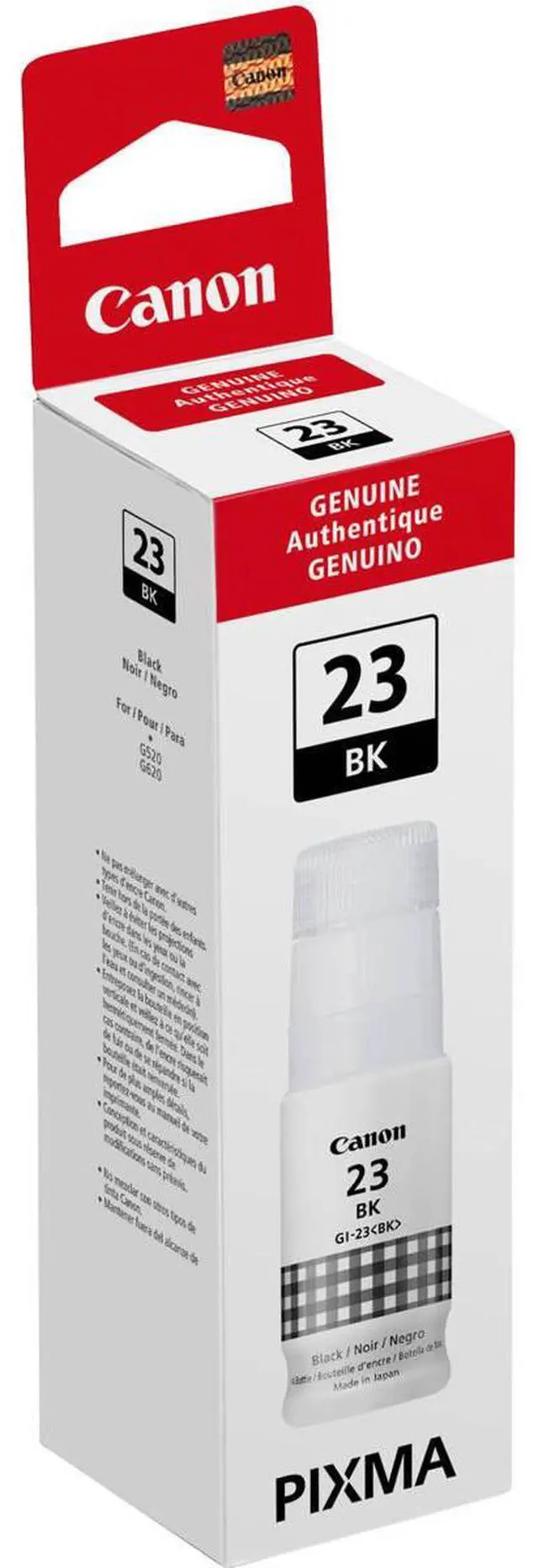Alt view image 2 of 4 - Canon GI-23 Black Ink Bottle for PIXMA G620 Wireless MegaTank Photo AIO Printer
