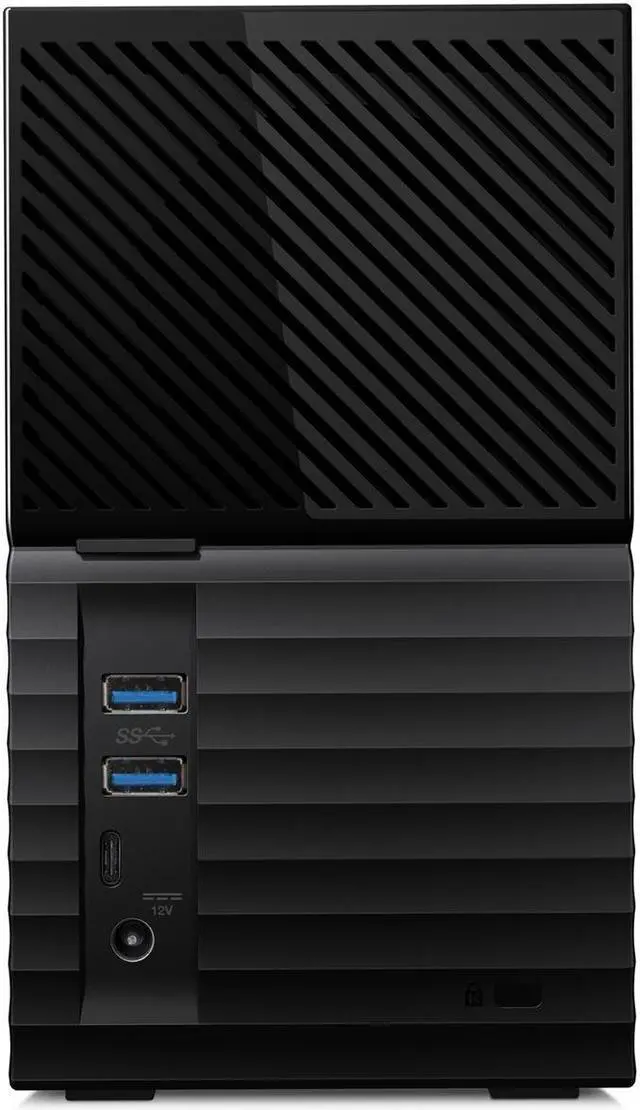 Alt view image 7 of 11 - WD 28TB My Book Duo Desktop RAID External Hard Drive 256-Bit AES Encryption - USB 3.2 Gen1 (WDBFBE0280JBK-NESN)