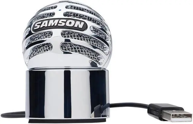 Alt view image 7 of 10 - Samson Meteorite Compact USB Condenser Microphone with Magnetic Base