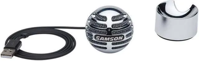 Alt view image 9 of 10 - Samson Meteorite Compact USB Condenser Microphone with Magnetic Base