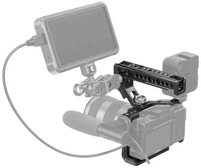 Main image of SmallRig Full Camera Cage & Arri Locating Handle Kit for Sony A6600