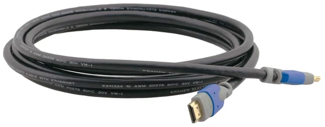 Alt view image 5 of 6 - KRAMER ELECTRONICS 97-01114050 HDMI (M) TO HDMI (M) HOME CINEMA HDMI CABLE WITH ETHERNET SUPPORT 50FT