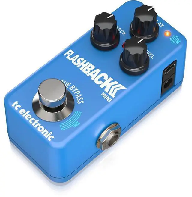 Alt view image 6 of 6 - tc electronic Digital Delay Pedal TonePrint Compatible Studio Grade Algorithm MASH Footswitch Crystal Delay True Bypass Buffer Built-in FLASHBACK 2 MINI DELAY