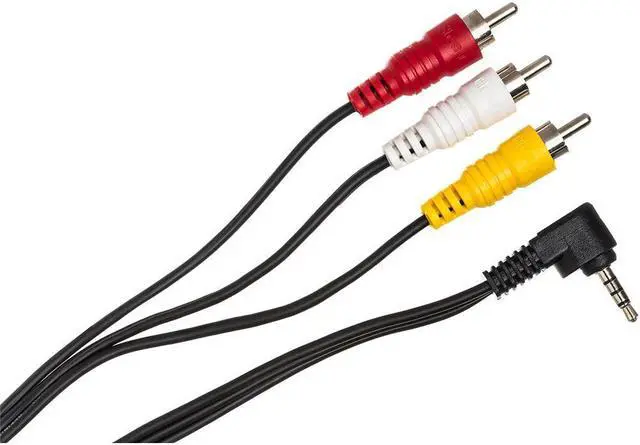 Alt view image 9 of 11 - Hosa C3M-105 Camcorder AV Cable 5-Feet