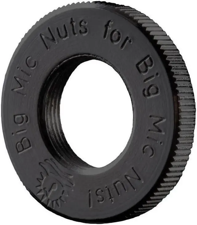 Main image of Latch Lake Jam Nut Microphone Stand Locking Nut, 3 Pack, Black #JN 3-BK