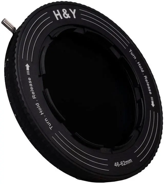 Alt view image 3 of 7 - H&Y RevoRing Variable ND3-ND1000 and CPL Filter with 46-62mm Variable Adapter