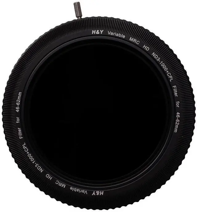 Alt view image 4 of 7 - H&Y RevoRing Variable ND3-ND1000 and CPL Filter with 46-62mm Variable Adapter