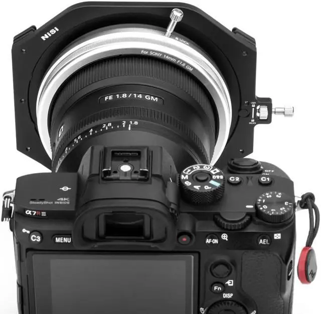 Alt view image 5 of 13 - NiSi 100mm Filter Holder for Sony FE 14mm f/1.8 GM Lens #NIP-100-SONY14