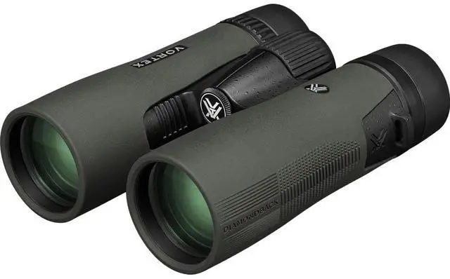 Alt view image 5 of 6 - Vortex Optics 10x42 Diamondback HD Waterproof Roof Prism Binocular with 6.3 Degree Angle of View, Bundle with Telescoping Stool/Chair and Cleaning Cloth
