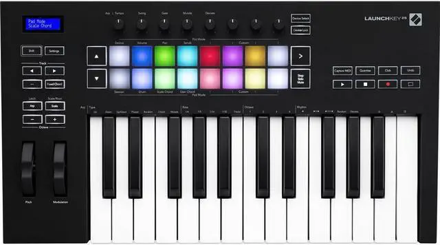 Alt view image 10 of 13 - Novation Launchkey 25 Mk3 25-Key MIDI Controller Keyboard