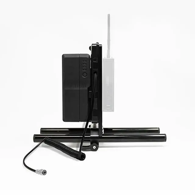 Alt view image 4 of 6 - Core SWX 15mm Rail Mount Cheese Plate with V-Mount Battery Plate and 10" 2-Pin Coil Cable for Blackmagic Pocket 4K & 6K