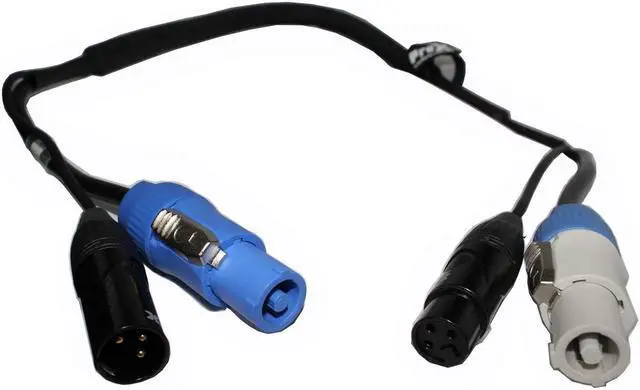 Alt view image 11 of 11 - ProX XC-PWC14-XLR03 3' PowerCon/XLR Link High Performance Audio Cable