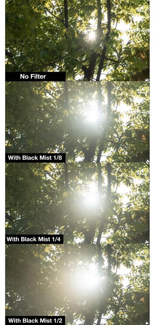 Alt view image 5 of 14 - NiSi 77mm Circular Black Mist 1/4 Filter #NIR-77-BLKMIST25