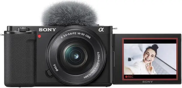 Alt view image 13 of 20 - Sony ZV-E10 Mirrorless Camera with 16-50mm Lens, Black #ILCZV-E10L/B