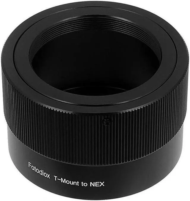 Alt view image 2 of 5 - Fotodiox Lens Mount Adapter - T-Mount (T/T-2) Screw Mount SLR Lens to Sony Alpha E-Mount Mirrorless camera Body