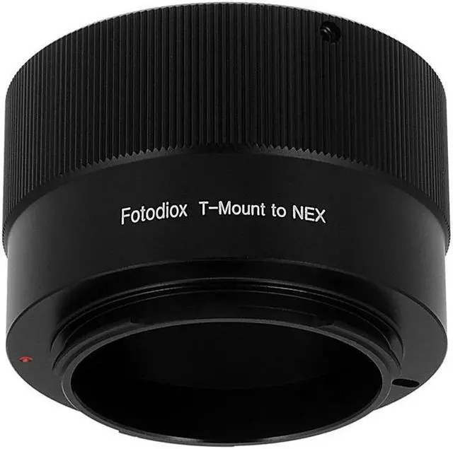 Alt view image 3 of 5 - Fotodiox Lens Mount Adapter - T-Mount (T/T-2) Screw Mount SLR Lens to Sony Alpha E-Mount Mirrorless camera Body